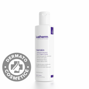 Demachiant fluid pentru fata si ochi Toleriskin, 200ml, Ivatherm