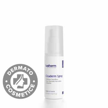 Spray-crema reparatoare si cicatrizanta Cicaderm, 50ml, Ivatherm