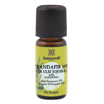 Ulei Bio Esential Trandafiri (Rosa damascena) 10% in Ulei Jojoba, 10ml, Sonnentor