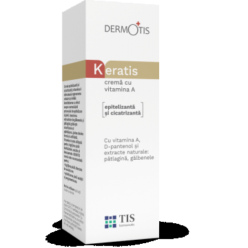 Crema cu vitamina A DermoTIS KeraTIS, 20ml, Tis Farmaceutic