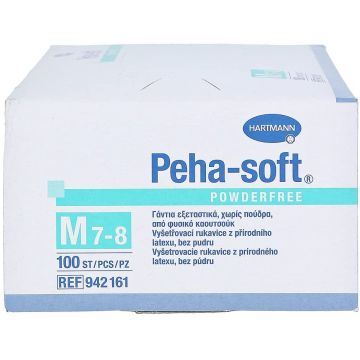 Manusi de examinare din latex marimea M Peha Soft, 100 bucati, Hartmann