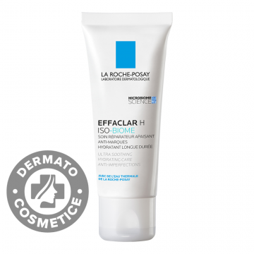 Crema hidratanta pentru pielea grasa si fragilizata Effaclar H Iso-Biome, 40ml, La Roche-Posay