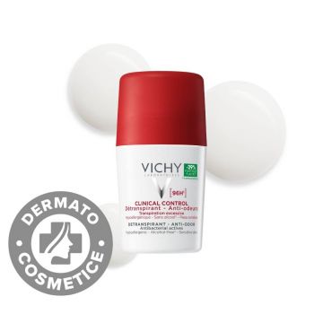 Deodorant roll-on antiperspirant 96h Clinical Control, 50ml, Vichy