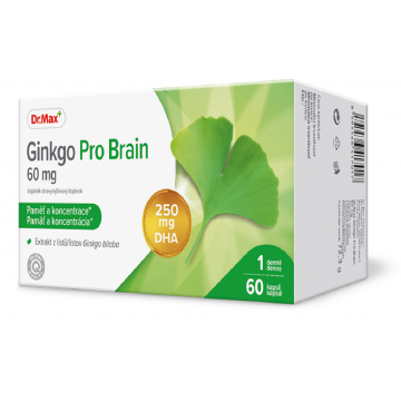 Dr. Max Ginkgo Pro Brain, 60 capsule moi