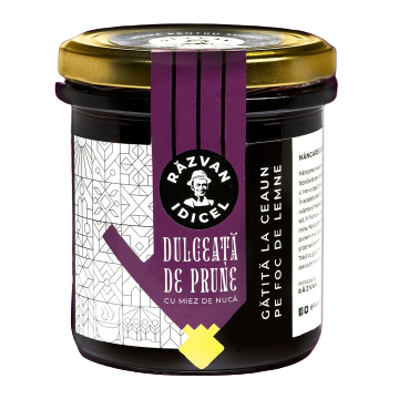 Dulceata de prune cu nuca, 380g, Razvan Idicel