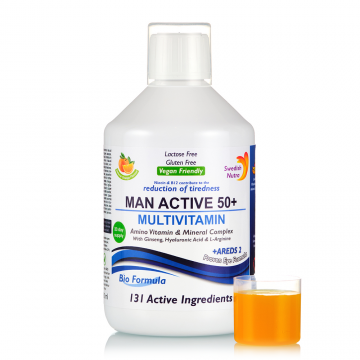 Multivitamine Man Active 50+, 500ml, Swedish Nutra