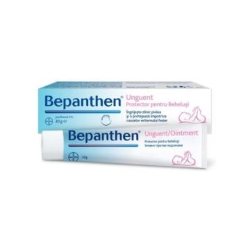 Unguent impotriva iritatiilor de scutec Bepanthen, 5%, 30 g, Bayer