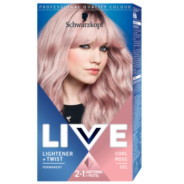 Vopsea de par permanenta 101 Rose Blonde, 142,5ml, Live