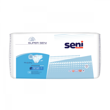 Scutece Super pentru adulti L, 30 bucati, Seni