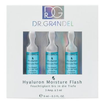 Set fiole cu acid hialuronic Hyaluron, 3x3ml, Dr.Grandel