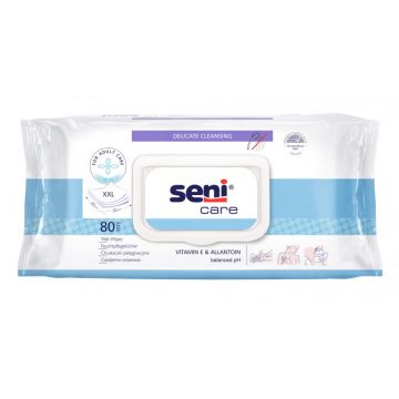 Servetele umede XXL 20x30cm, 80 bucati, Seni