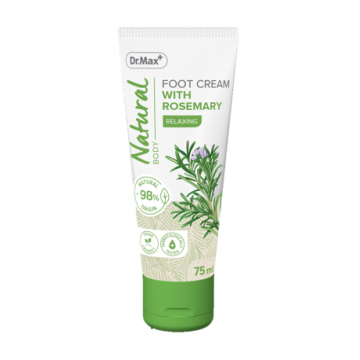 Dr.Max Natural Crema pentru picioare cu rozmarin, 75ml