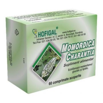 Momordica Charantia 500mg, 60 comprimate, Hofigal