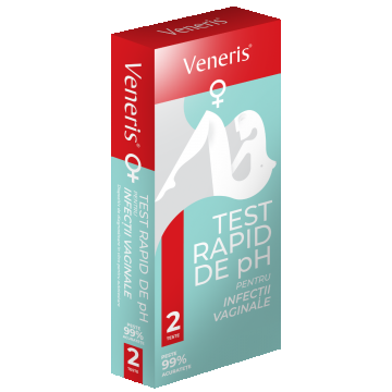 Test de pH pentru infectii vaginale, 1 bucata, Veneris