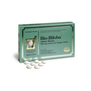 Bio-Biloba 100mg, 30 comprimate, Pharma Nord Bio-Biloba 100mg, 30 comprimate, Pharma Nord