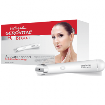 Aparat de masaj cu Activator antirid GH3 Derma+, Gerovital