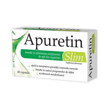Apuretin Slim, 60 capsule, retentia de apa