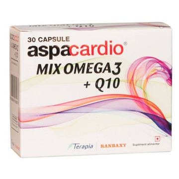 Aspacardio Mix Omega3 +Q10, 30 capsule