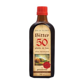 Dacia Plant Bitter 50 cu ganoderma, 500ml