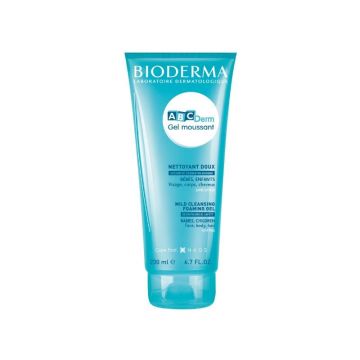 Gel spumant ABCDerm, 200 ml, Bioderma