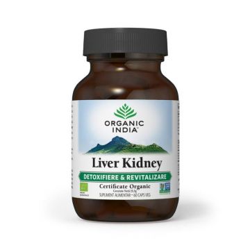 ORGANIC INDIA Liver & Kidney| Detoxifiere Ficat & Revitalizare