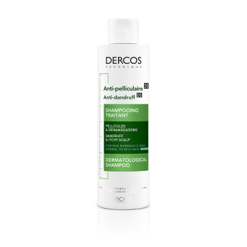 Sampon anti-matreata pentru par normal-gras Dercos, 200 ml, Vichy