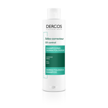 Sampon sebocorector pentru par gras Dercos, 200 ml, Vichy