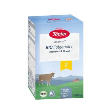 TOPFER Formula de lapte praf Bio 2, +6 luni, 600g