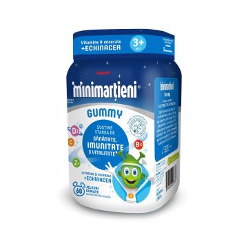 Walmark Minimartieni Gummy cu Echinacea, 60 jeleuri