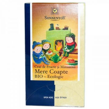 Ceai Bio de fructe cu mere coapte, 18 plicuri, Sonnentor Ceai Bio de fructe cu mere coapte, 18 plicuri, Sonnentor