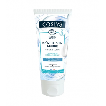 Crema bio cu extract de in pentru ten maini si corp, 200ml, Coslys
