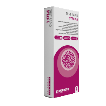 Test rapid Strep A, 1 bucata, Self Care