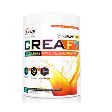 CreaF7 cu suc de nectarina, 405g, Genius Nutrition
