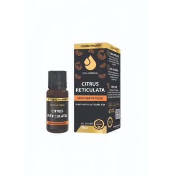Ulei esential de mandarin rosu, 10ml, Cosmopharm