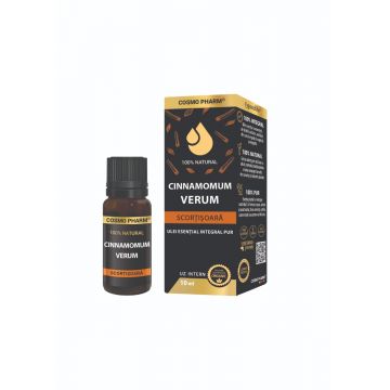Ulei esential de scortisoara Cinnamomum Verum, 10ml, Cosmopharm