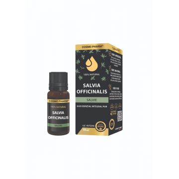Ulei esential salvie Salvia Officinalis, 10ml, Cosmopharm
