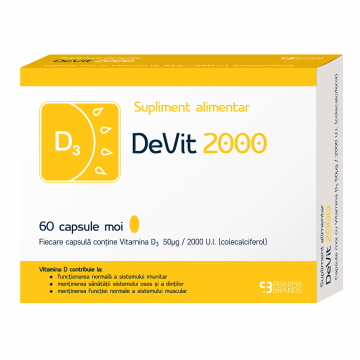 Devit 2000, 60 capsule moi, Pharma Brands