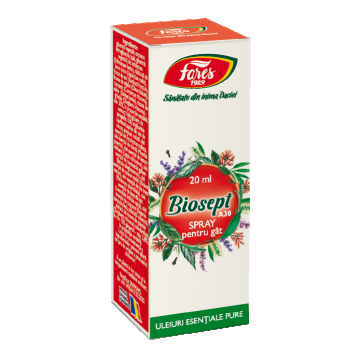Spray pentru gat Biosept, 20ml, Fares