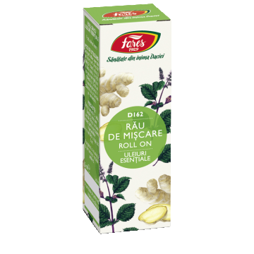 Ulei esential roll-on Rau de Miscare, 5 ml, Fares