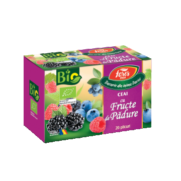 Ceai eco fructe de padure, 20 plicuri, Fares Ceai eco fructe de padure, 20 plicuri, Fares