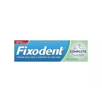 Crema adeziva pentru proteza dentara Neutral, 47g, Fixodent Crema adeziva pentru proteza dentara Neutral, 47g, Fixodent