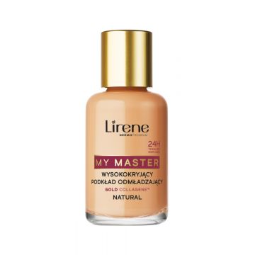 Fond de ten cu acoperire mare si efect de lifting Natural My Master, 30ml, Lirene