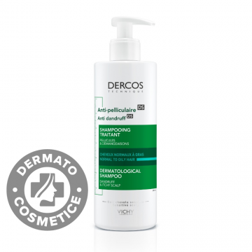 Sampon tratament anti-matreata grasa Dercos, 390ml, Vichy Sampon tratament anti-matreata grasa Dercos, 390ml, Vichy