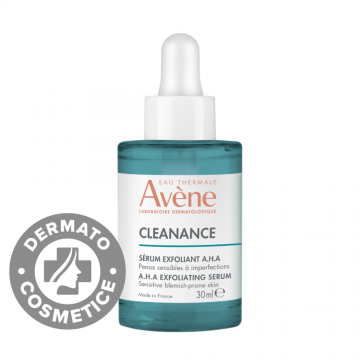 Ser exfoliant A.H.A Cleanance, 30ml, Avene Ser exfoliant A.H.A Cleanance, 30ml, Avene