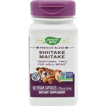 Supliment Shiitake Maitake SE, 60 capsule, Secom Supliment Shiitake Maitake SE, 60 capsule, Secom