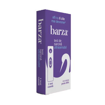 Test de sarcina ultrasensibil caseta, 1 bucata, Barza
