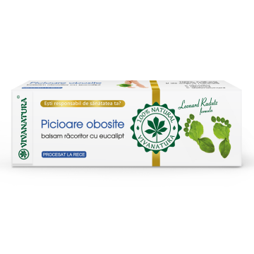 Balsam pentru picioare obosite, 75 ml, VivaNatura