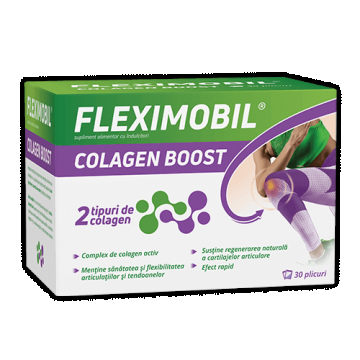 Fleximobil Colagen Boost, 30 plicuri, Fiterman