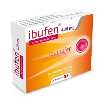 Ibufen 400mg - 12 comprimate filmate Antibiotice Iasi