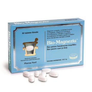 Pharma Nord Bio-Magneziu - 60 tablete filmate
